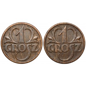 1 Pfennig 1932 und 1933 (2Stück)