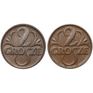 2 grosze 1931 i 1933 (2szt)