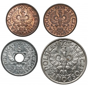 1 - 20 pennies 1923-1939, set (4pcs)