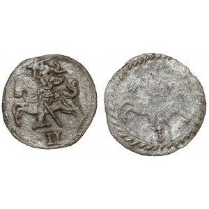 Sigismund II Augustus and III Vasa, Two-dollar 1566 and 1611 (2pcs)