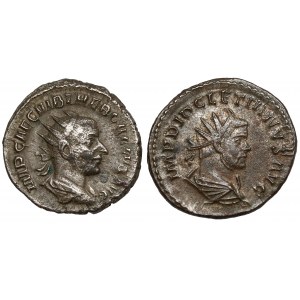 Trebonian Gallus i Dioklecjan, zestaw antoninianów (2szt)