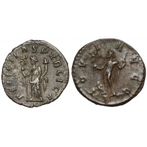Trebonian Gallus and Diocletian, antoninian set (2pcs)