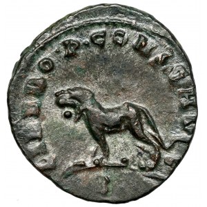 Gallien (258-268 n. Chr.) Antoninian, Rom - männlicher Panther