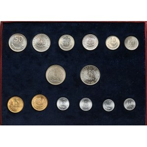 State Mint - double presentation set of first issue coins 1949