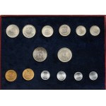 State Mint - double presentation set of first issue coins 1949