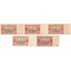 100 gold 1948 - MIX series (5pcs)