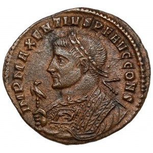 Maksencjusz (306-312 n.e.) Follis, Ticinum