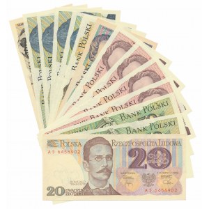 PRL, set of banknotes (14pcs)