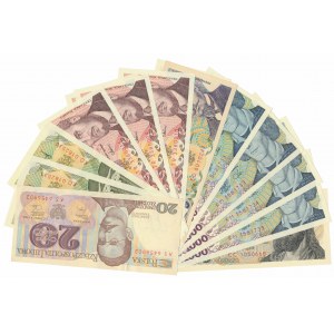 PRL, set of banknotes (14pcs)