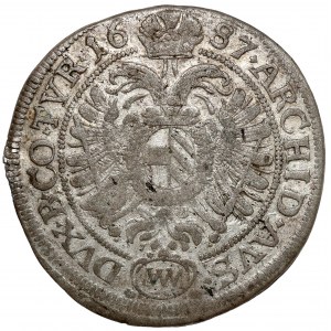 Austria, Leopold I, 6 krajcars 1687 MM, Vienna