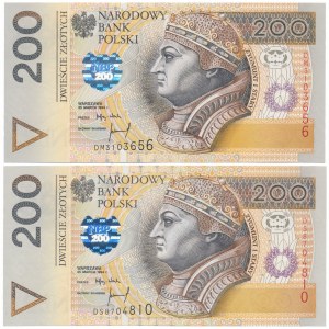200 złotych 1994 - DM i DS (2szt)