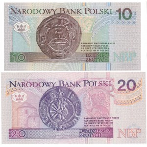 10 i 20 złotych 1994 - AA (2szt)