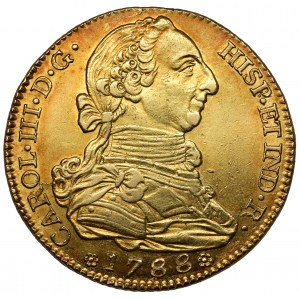 Hiszpania, Karol III, 4 escudos 1788 M