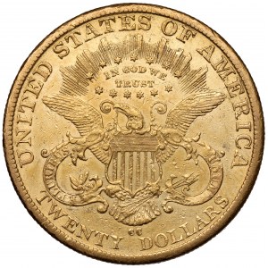 USA, 20 dollars 1882 CC, Carson City - rare