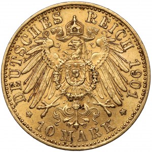 Prussia, 10 marks 1901-A