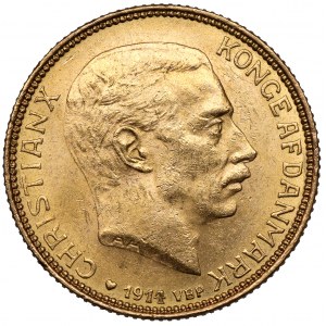 Dania, Krystian X, 20 kroner 1914