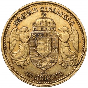 Ungarn, Franz Joseph I., 10 Kronen 1904 KB