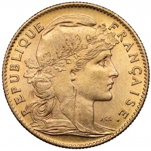 Francja, 10 franków 1907