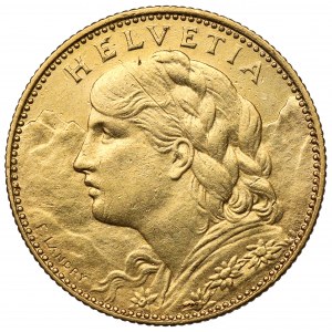 Switzerland, 10 franks 1913-B
