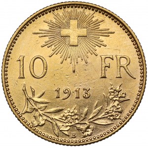 Switzerland, 10 franks 1913-B