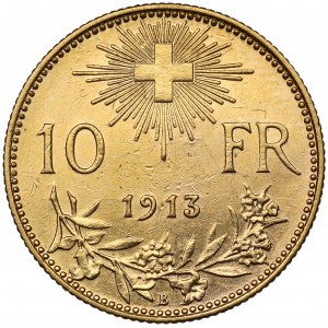 Szwajcaria, 10 franków 1913-B