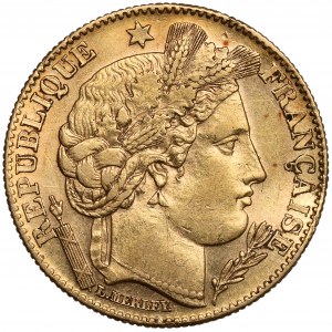 Frankreich, 10 Franken 1899-A