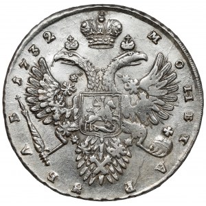 Russia, Anna, Ruble 1732