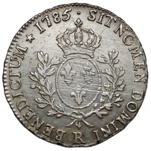France, Louis XVI, Ecu 1785 R, Orlean