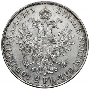 Österreich, Franz Joseph I., 2 Gulden 1885
