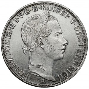 Austria, Franz Joseph I, Florin 1861