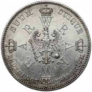 Prussia, Wilhelm I, Thaler 1861