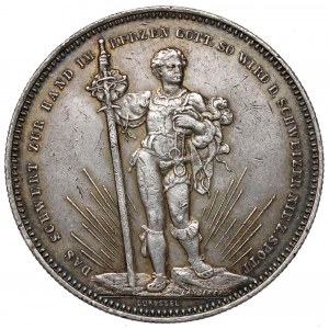 Schweiz, 5 Franken (Schießtaler) 1879, Basel