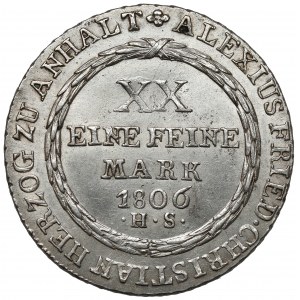 Anhalt-Bernburg, Alexius Friedrich Christian, 2/3 Taler 1806 HS