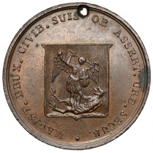 Belgien, Wilhelm I., Medaille 1815 - St. Michael.