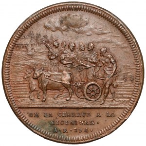 Schweiz, Medaille (1740-1750) - Geschichte der römischen Republik