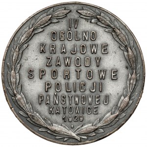 Medaille des Nationalen Polizeisportwettbewerbs, Kattowitz 1929