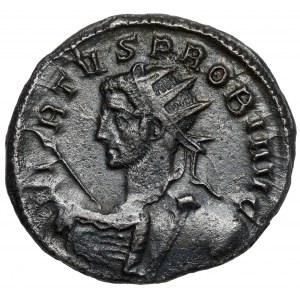 Probus (276-282 n.e.) Antoninian, Ticinum - Heroiczne popiersie - ex. Philippe Gysen