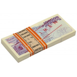 Bank parcel 100,000 zloty 1993 - MODEL - A 0000000 - No.0401-0500