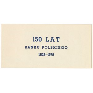20 und 100 Zloty 1948 gedruckt 150 Jahre Bank von Polen in einer Mappe