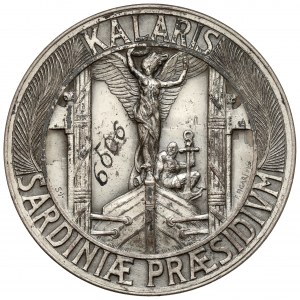 Italy, Sardinia, Kalaris (Cagliari), Silver award medal