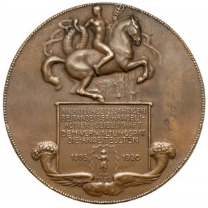Austria, Medal, 25-lecie Handels-Aktien-Gesellschaft 1895-1920