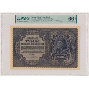 1,000 mkp 1919 - III Serja U (Mił.29g)