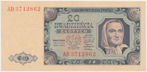 20 złotych 1948 - AD