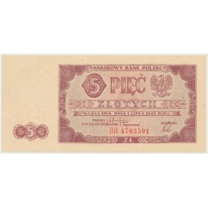 5 złotych 1948 - BH