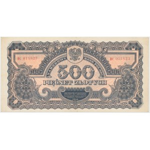 500 PLN 1944 ...schuldig - BC