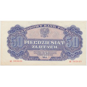 50 złotych 1944 ...owym - AE
