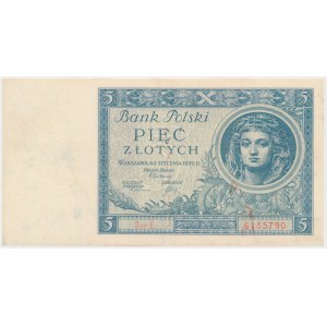 5 złotych 1930 - Ser.E