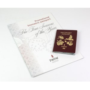 PWPW Promotional Passport 2016 - Vier Jahreszeiten + Ordner (Englisch)