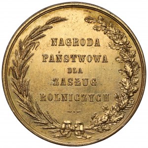 Medal Nagroda państwowa dla zasług Rolniczych - złoty