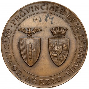 Italien, Medaille ohne Datum - Consiglio Provinciale Dell Economia, Arezzo